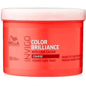 Wella Invigo Colour Brilliance Mask with Lime Caviar for Coarse Hair, 0.5504 kg 8005610633862