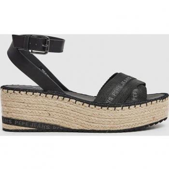 Pepe Jeans - Sandalias de cuña con tiras cruzadas y plataforma de 7,3cm