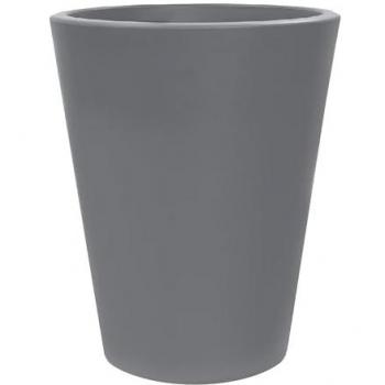 Maceta Corsa 60 cm Blanco - Resistente a Impactos y Cemento