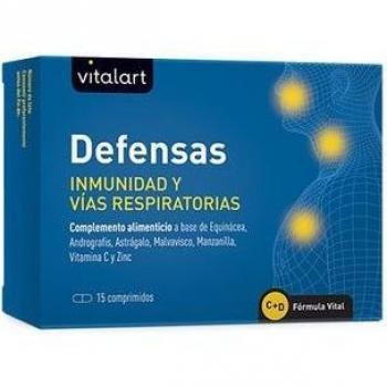 Vitalart Defensas Inmunidad y Vías Respiratorias Sin Gluten 15 Comprimidos