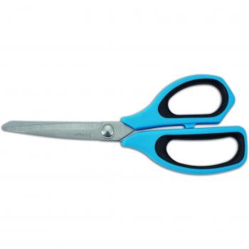 Tijeras de Cocina Arcos Serie Prochef, 215 mm, Hoja de Acero Inoxidable, Mango de Polipropileno Azul y Negro