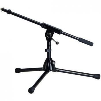K&M Low Level Microphone Stand with Boom - Black