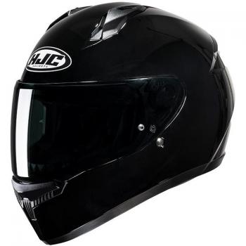 Casco HJC C10 Solid Negro - Motopasión Store, Talla 2XS