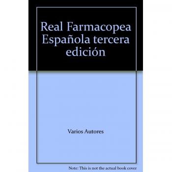 Real Farmacopea Española. Tercera edición 3.0