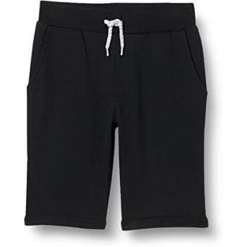 Pantalón Corto Name It para Niños Color Negro - Pantalones Casual Name It Mvermo Black Niño