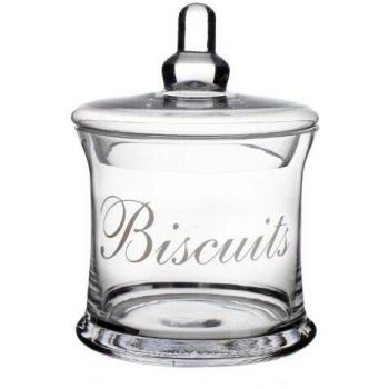 Bote de vidrio para galletas y caramelos - 1L - Decoración de cocina