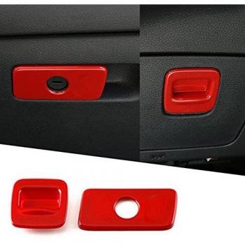 Botón rojo interruptor de caja de guante interior trim Funda