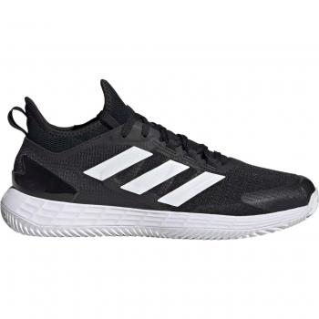 adidas Adizero Ubersonic 4.1 Zapatilla de Tenis para Tierra Batida Hombres - Negro, Blanco