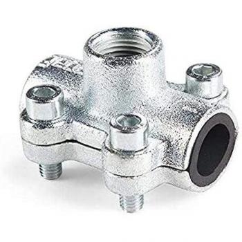 Abrazadera de derivación ANB 1/2 para reparación de tubos de acero con adaptador roscado BSP 1/2