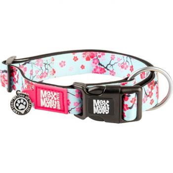 Collar Max & Molly Cherry Bloom con Smart ID - S: circunferencia del cuello de 28-45 cm