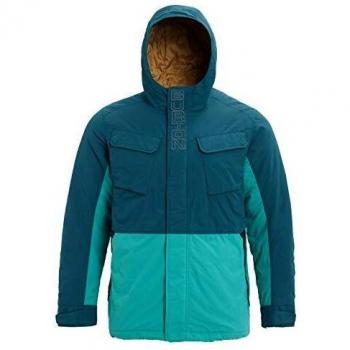 Burton Edgecomb Chaqueta, Hombre, Deep Teal/Green-Blue Slate, M