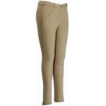 Calzones y pantalones de algodón damas Jods Tuffrider 24 vasens luz Tan