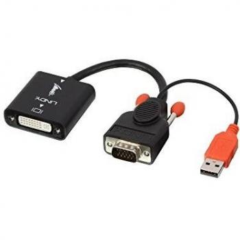 LINDY VGA to DVI-D Converter Adapter with USB Power