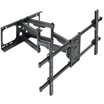 Tooq LP3790TN-B - Soporte de Pared para Pantallas 37 - 90, Máximo 75 kg, Extensible, Inclinable, Color Negro