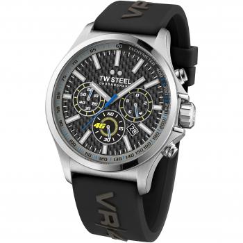 TW Steel Men's Chronograph Quartz Watch with Silicone Strap TW939