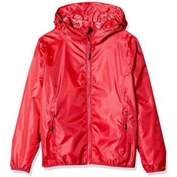 CMP Rain Jacket with Fixed Hood Chaqueta, Chica, Ibisco-Coral, 152