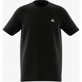 Camiseta adidas Core Logo para niños, manga corta, color negro, 100% algodón, diseño con logo en el pecho