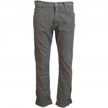 Acht Gray Cotton Straight Fit Folded Hem Casual Denim Jeans - IT48 | M