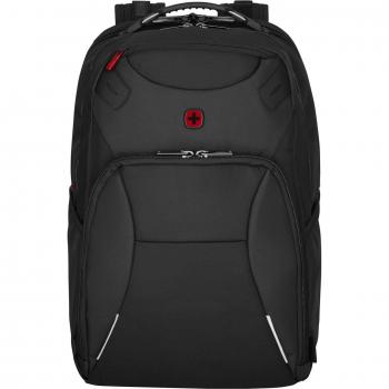 Báscula de Precisión MAULalpha 5000g con Batería y Mochila para Portátil Wenger Cosmic 17 con Compartimento para Tablet, Color Negro