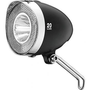 XLC 2500221000 Luces Delanteras Retro de LED con batería, Unisex, Negro, 10 x 5 x 3 cm