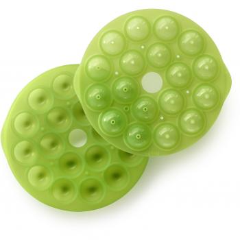 Lékué 500 ml 18 Cavity Cake Pops Tray, Green