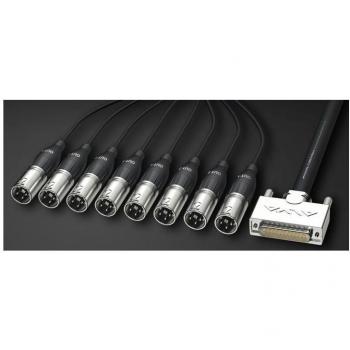 ALVA AO25-8X PRO10 32.8' Analog Multi-Core Cable, D-Sub 25 Male to 8 x XLR Male