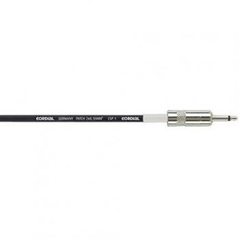 Cordial Cable Patch Mono 1,2 m Negro