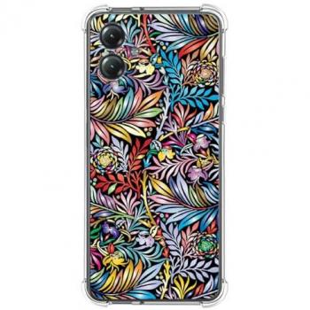 Funda Antigolpes de Silicona para Motorola Moto G14 con Diseño de Flores 04