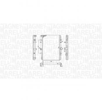 Radiador de motor MAGNETI MARELLI 350213199400, refrigeración del motor