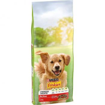 Purina Friskies Adult Dog Active con vacuno - 12 kg