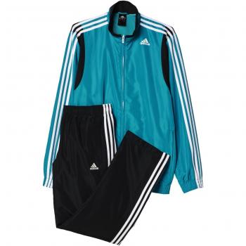 adidas TS Basic 3S - Chándal para hombre, color verde / blanco, talla 168L