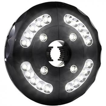 AMIR Upgraded Patio Umbrella Light, Cordless 24 LED Night Lights, 12,000 lux Umbrella LED Light, Battery Operated Umbrella Pole Light for Umbrellas, Camping Tents or Outdoor Use