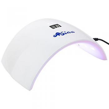 Lámpara de Uñas UV LED SINA 24W con Pantalla y USB para Nail Art