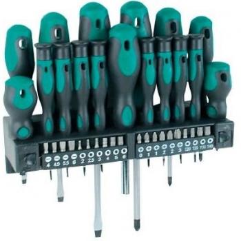 Mannesmann - M11415 - 37 piezas Destornillador + juego de puntas