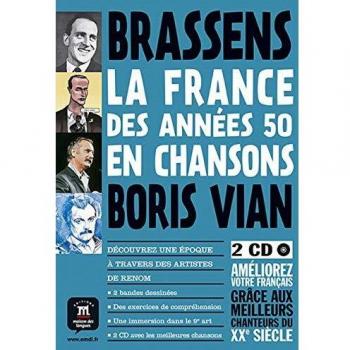 La France des années 50 en chansons: Édith Piaf, Jacques Brel et plus (Coffret Deluxe)