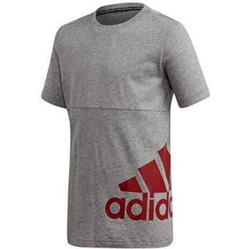 adidas Yb Mh Bos T2 Camiseta, Niños, brgrin/Rojint, 128