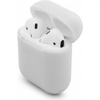 PcCom Funda Protectora para Airpods Blanca