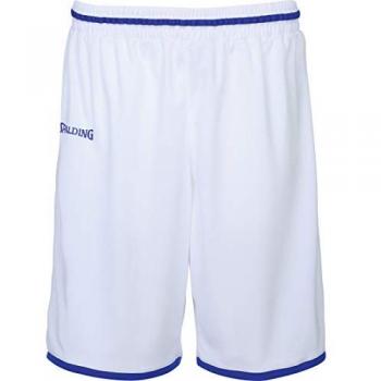 Pantalones Cortos de Baloncesto Spalding Move Blancos para Hombre XXXL