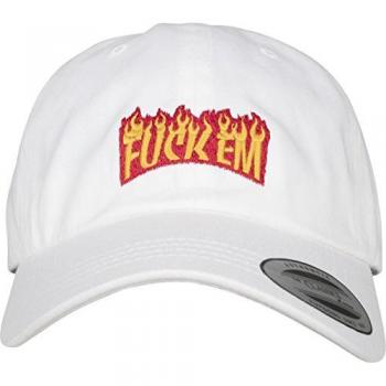 Mister Tee Bun Dem Dad White Beanie Cap