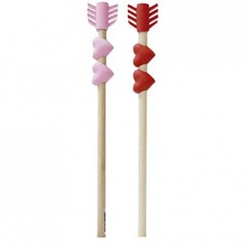 Poessa Cupido - Lápiz con goma, 24 unidades, multicolor