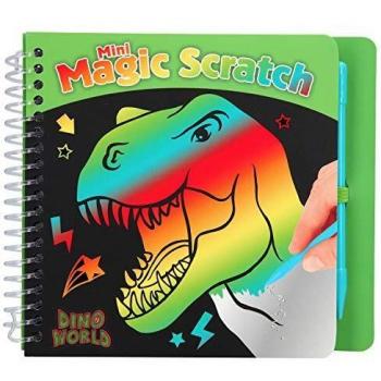 Depesche 10711 z libro para colorear magic scratch book dino world