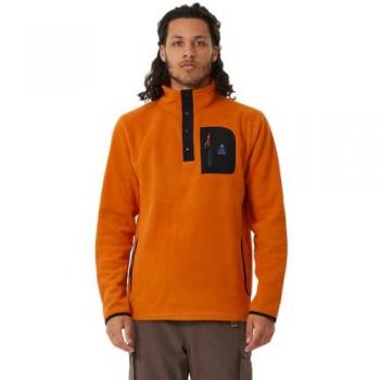 Forro Polar Rip Curl Search Half Zip Naranja Negro - XL