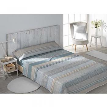DHestia Juego Sábanas, Azul, 135x200 cm/Cama 135