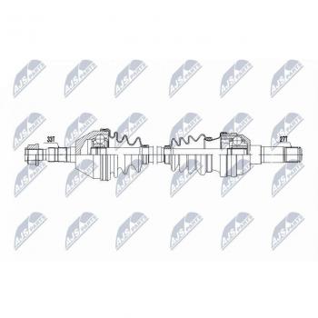 Árbol de transmisión NTY NPW-PL-139 Semiasse Antriebswelle
