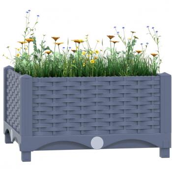 vidaXL Raised Bed 40x40x23 cm Polypropylene