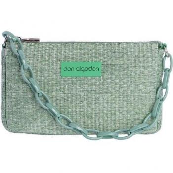 Bolso bandolera de mujer Lola en color verde con cremallera y diseño multifuncional