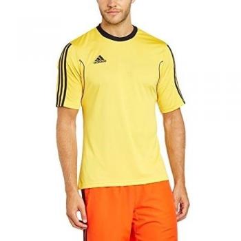 adidas Squad 13 JSY SS - Camiseta para hombre, color amarillo / negro, talla S