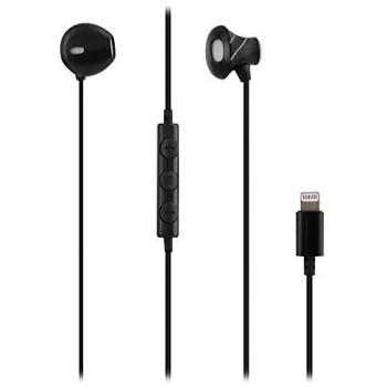 Auriculares T'nB CURV Intraaurales Alámbricos Lightning con Micrófono, Color Negro