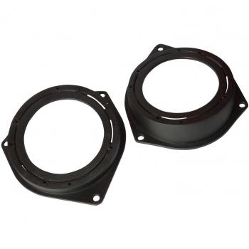 AERZETIX: 2 Adaptadores soportes de Altavoces - 100mm/130mm - Puertas Traseras - Estante Trasero Lateral – para Automóvil