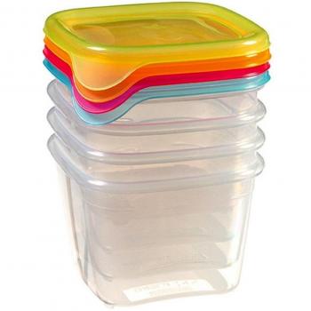 CURVER 212947 Set Fresh&Go Kids Clásico, Compuesto, 8.5x8.5x11.5 cm